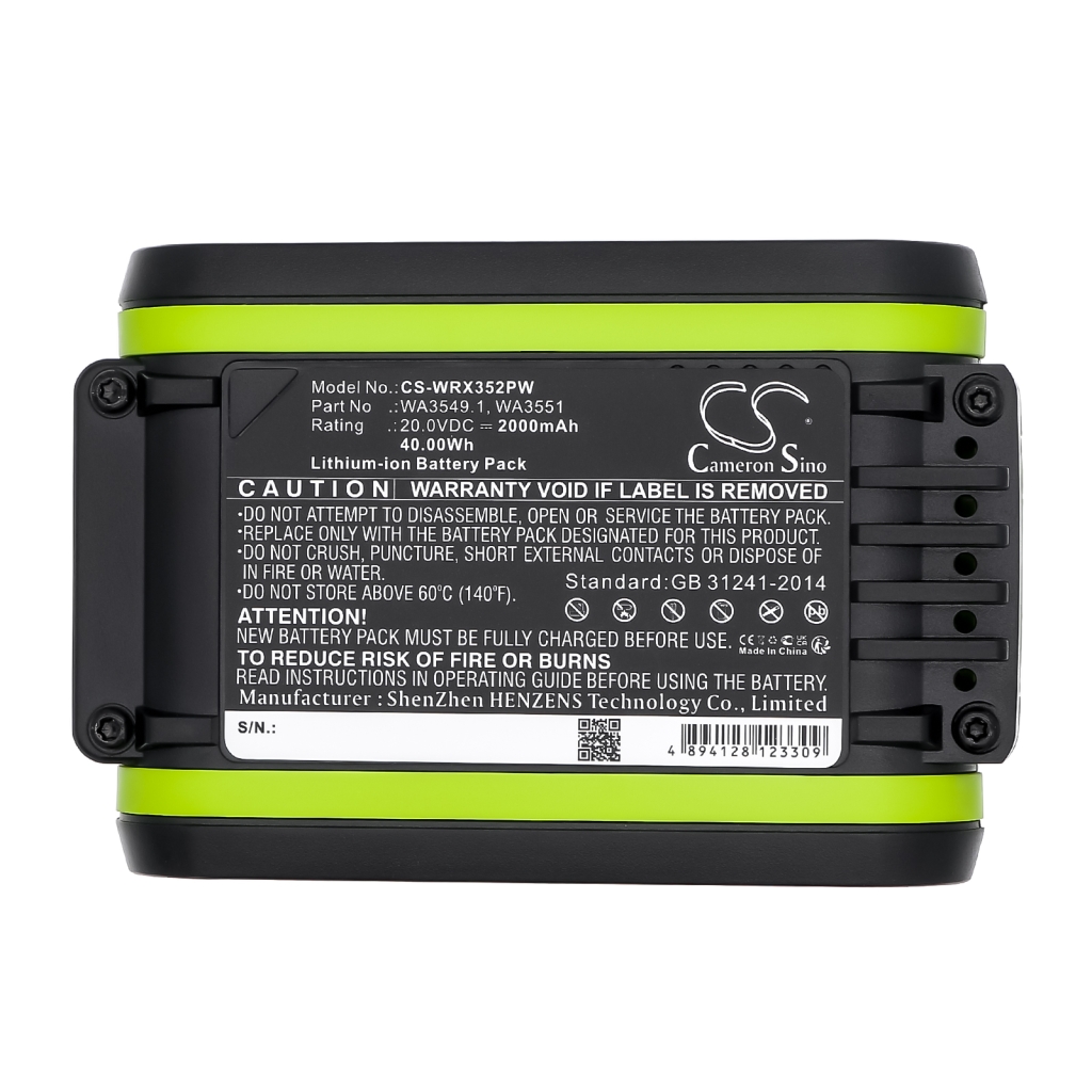 Akku kompatibel mit Worx Rockwell Al-ko Pattfield CS-WRX352PW