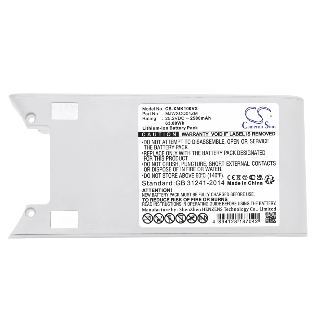 Staubsauger Akkus Xiaomi CS-XMK100VX