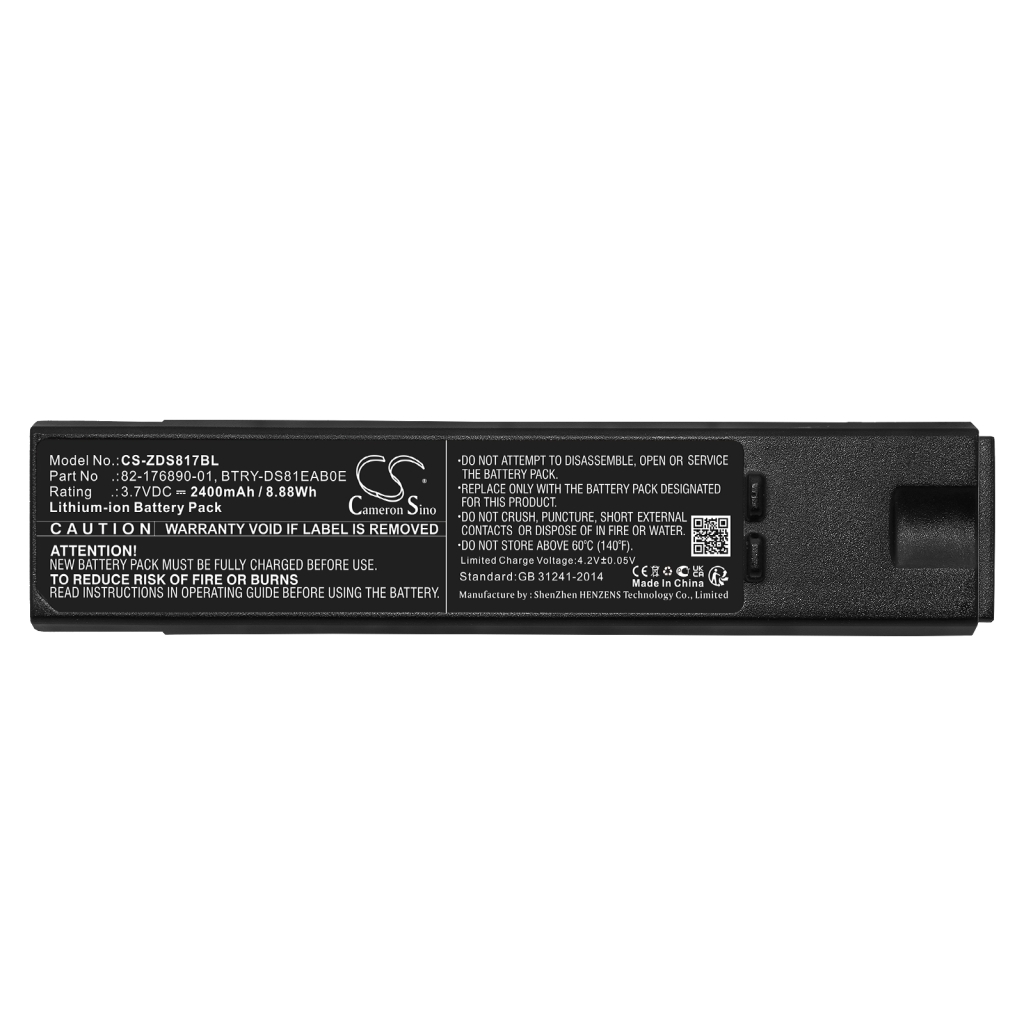 Barcode, Scanner Akkus Zebra CS-ZDS817BL