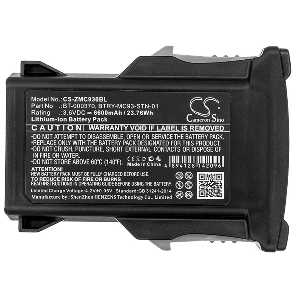 Barcode, Scanner Akkus Zebra CS-ZMC930BL