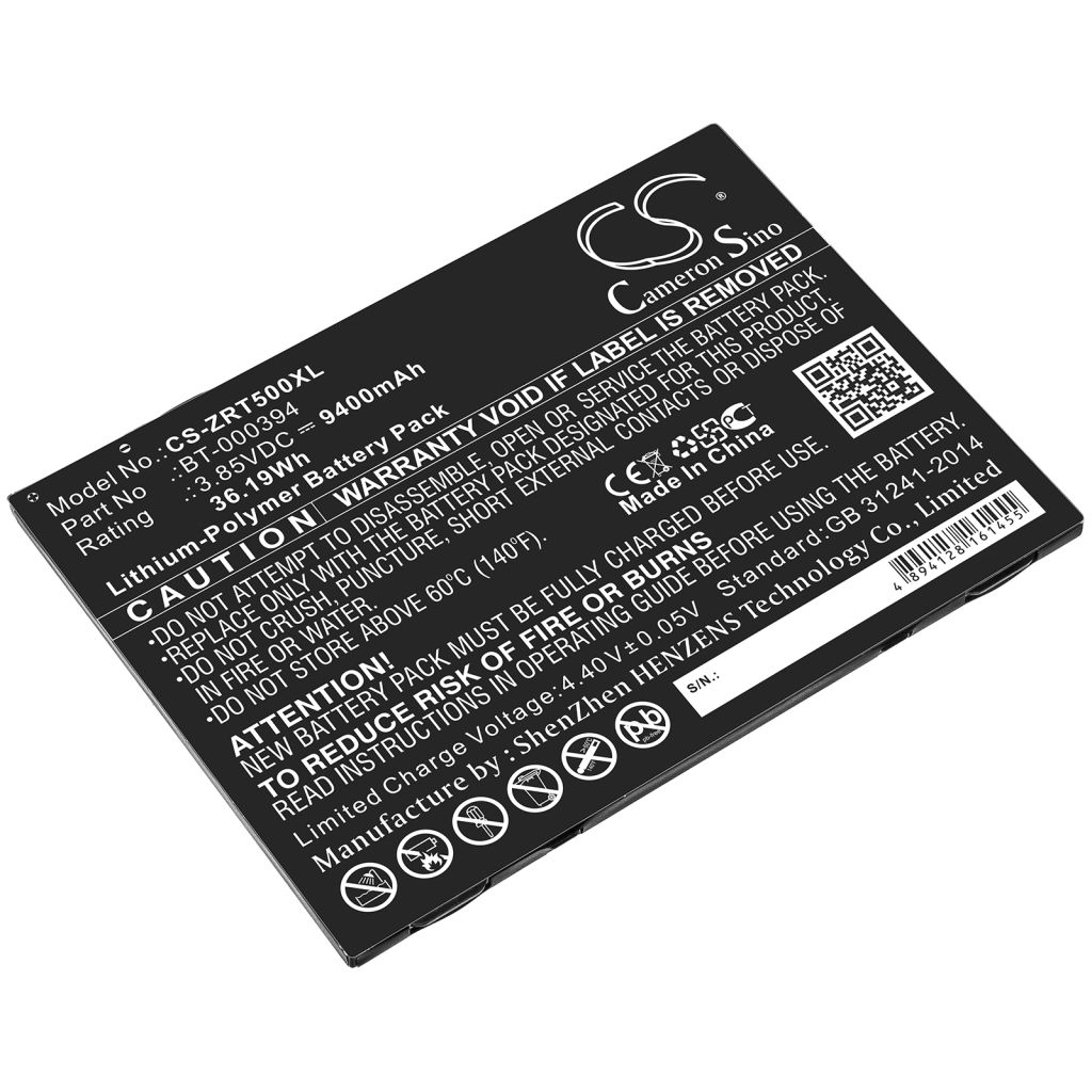 Tablet-PC Akkus Zebra CS-ZRT500XL