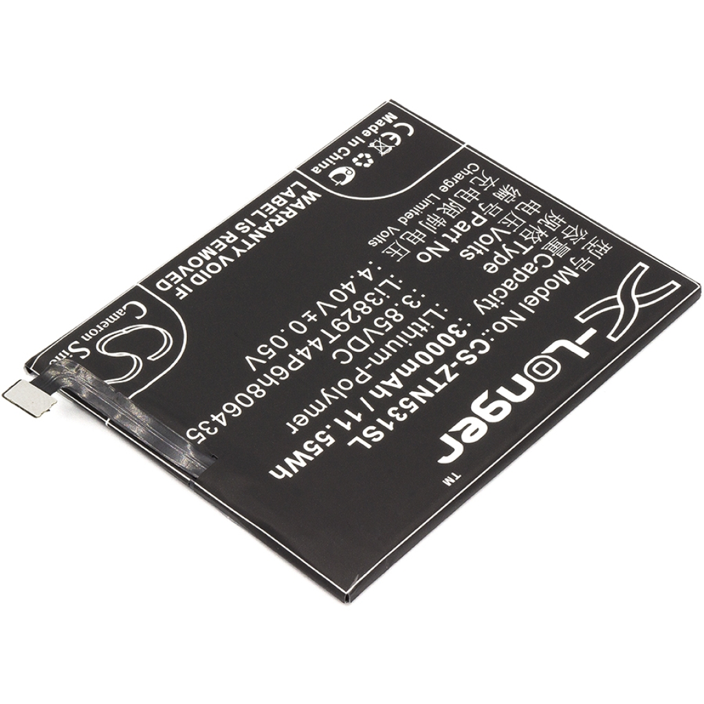Compatible battery replacement for Nubia LI3829T44P6H806435