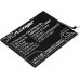 Compatible battery replacement for Nubia LI3829T44P6H806435