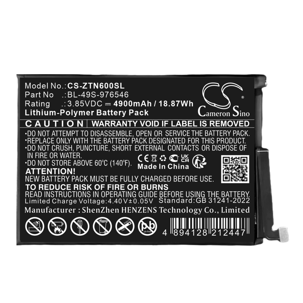 Handy Akkus ZTE CS-ZTN600SL