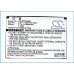 Compatible battery replacement for ZTE LI3711T42P3H513857