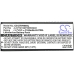 Compatible battery replacement for SFR LI3714T42P3H853448