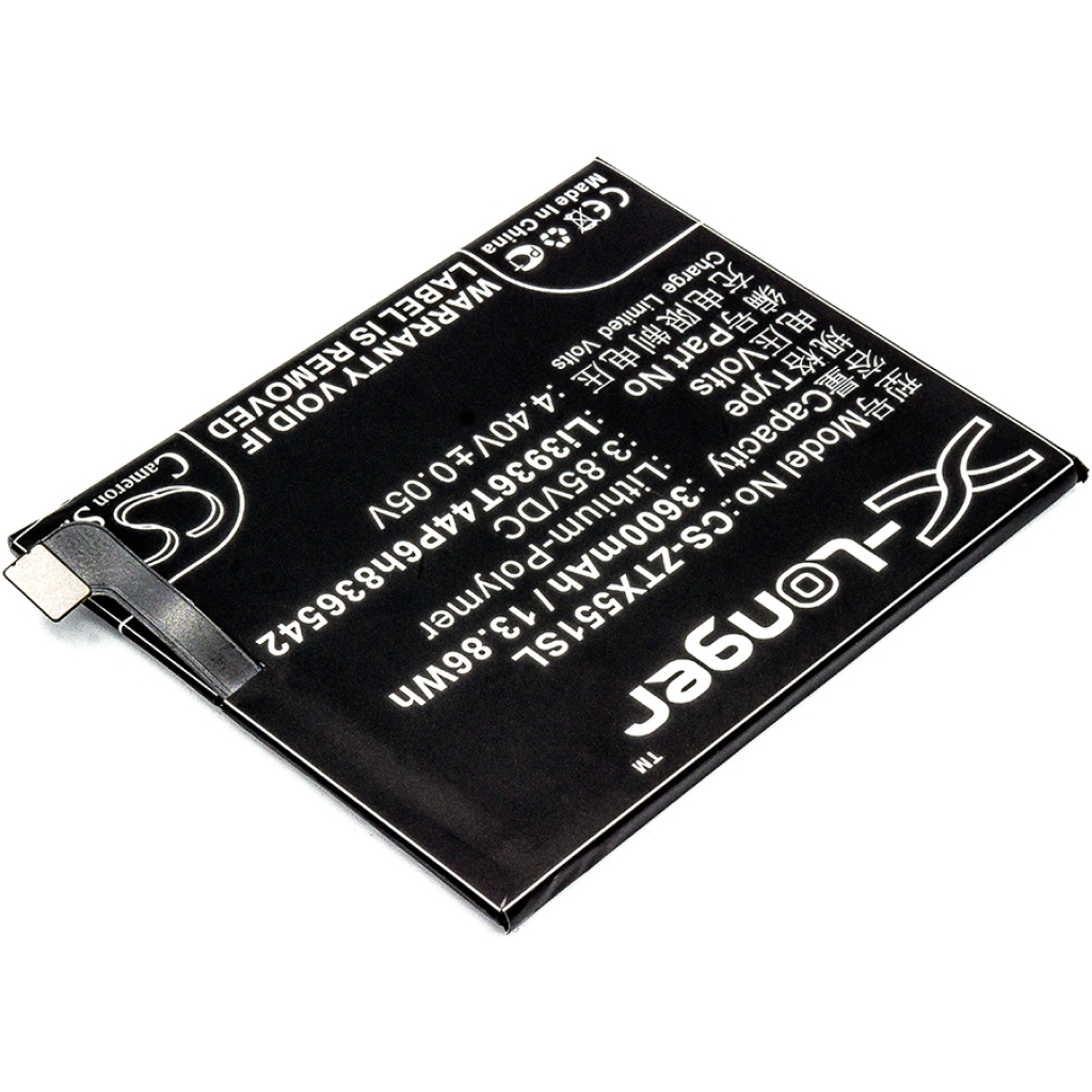 Compatible battery replacement for Nubia LI3936T44P6H836542
