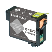 Kompatibel mit Epson T1577 / 29.5ml Tinte Hellschwarz (Tintenpatronen - Pigment)