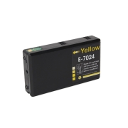 Kompatibel mit Epson T7024 / 25ml Tinte Gelb (Tintenpatronen - Farbstoff)