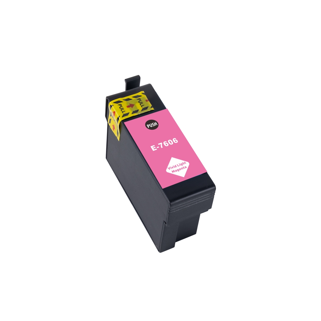Kompatibel mit Epson T7606 / 29.5ml Tinte Kräftiges helles magenta (Tintenpatronen - Pigment)