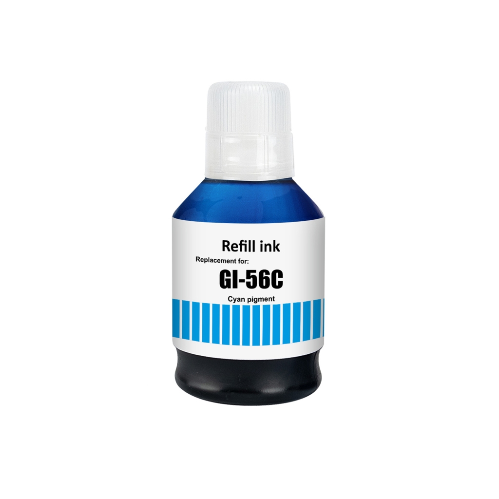 Kompatibel mit Canon GI-56C / 135ml Tinte Cyan (Druckertinte)