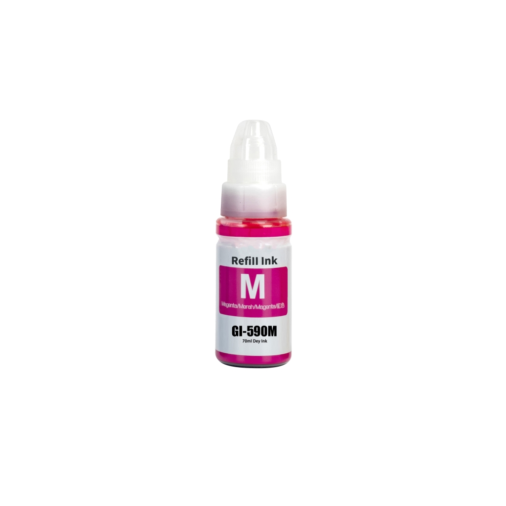 Kompatibel mit Canon GI-590 M / 70ml Tinte Magenta (Druckertinte)
