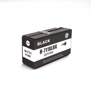 Kompatibel mit HP 711 / 80ml Tinte Schwarz (Tintenpatronen - Farbstoff)