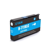 Kompatibel mit HP 711 / 30ml Tinte Cyan (Tintenpatronen - Farbstoff)