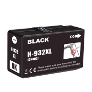 Kompatibel mit HP 932XL / 33ml Tinte Schwarz (Tintenpatronen - Farbstoff)